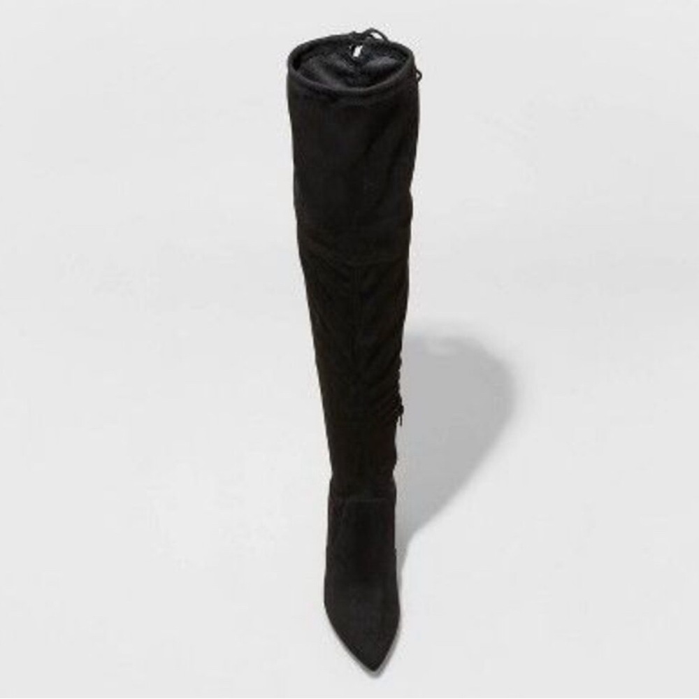 NWT A New Day Black Greta Tall Dress Boots - Picture 2 of 8